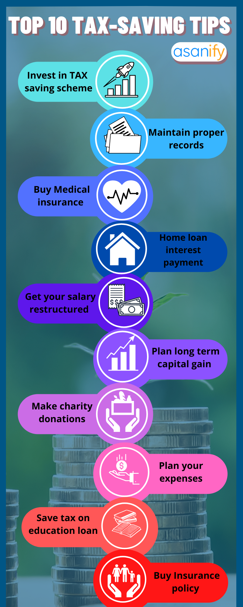 Top 10 Tax Saving Tips Asanify