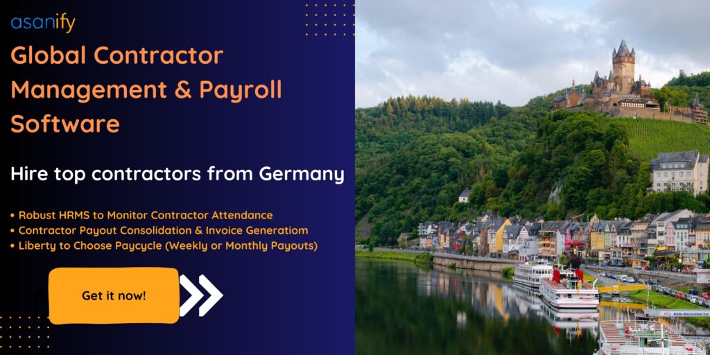 Hire independent contractors in Germany with Asanify 