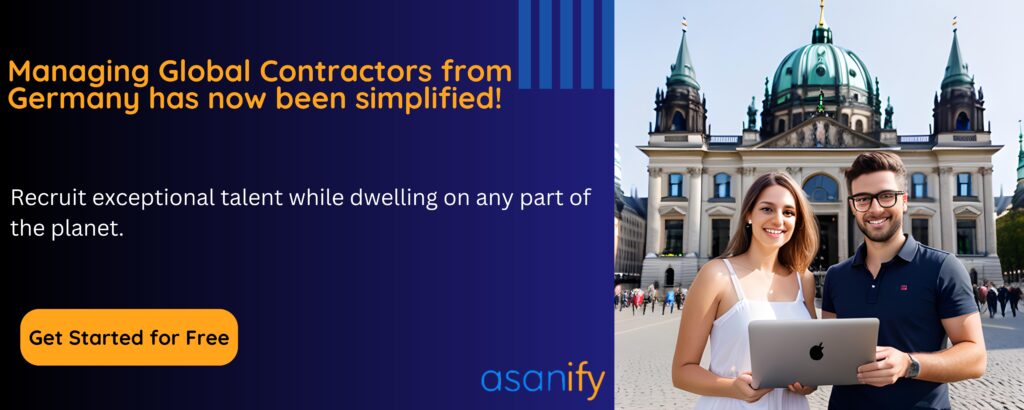 Contractor hiring with Asanify 