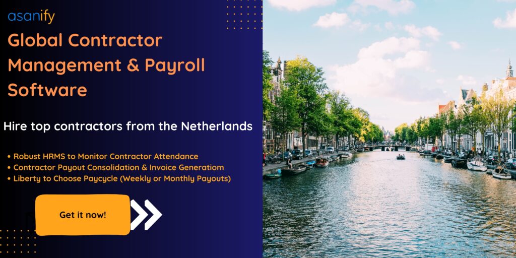 Hire independent contractors in Netherlands