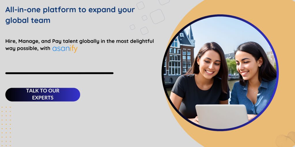 Contractor management platform of Asanify