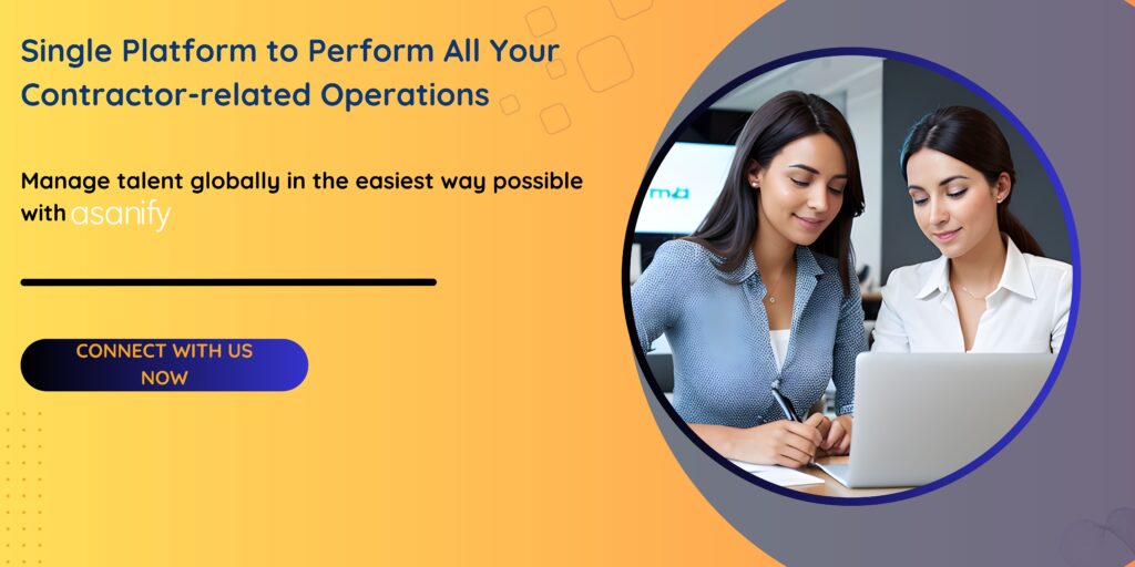 Global contractor hiring with Asanify
