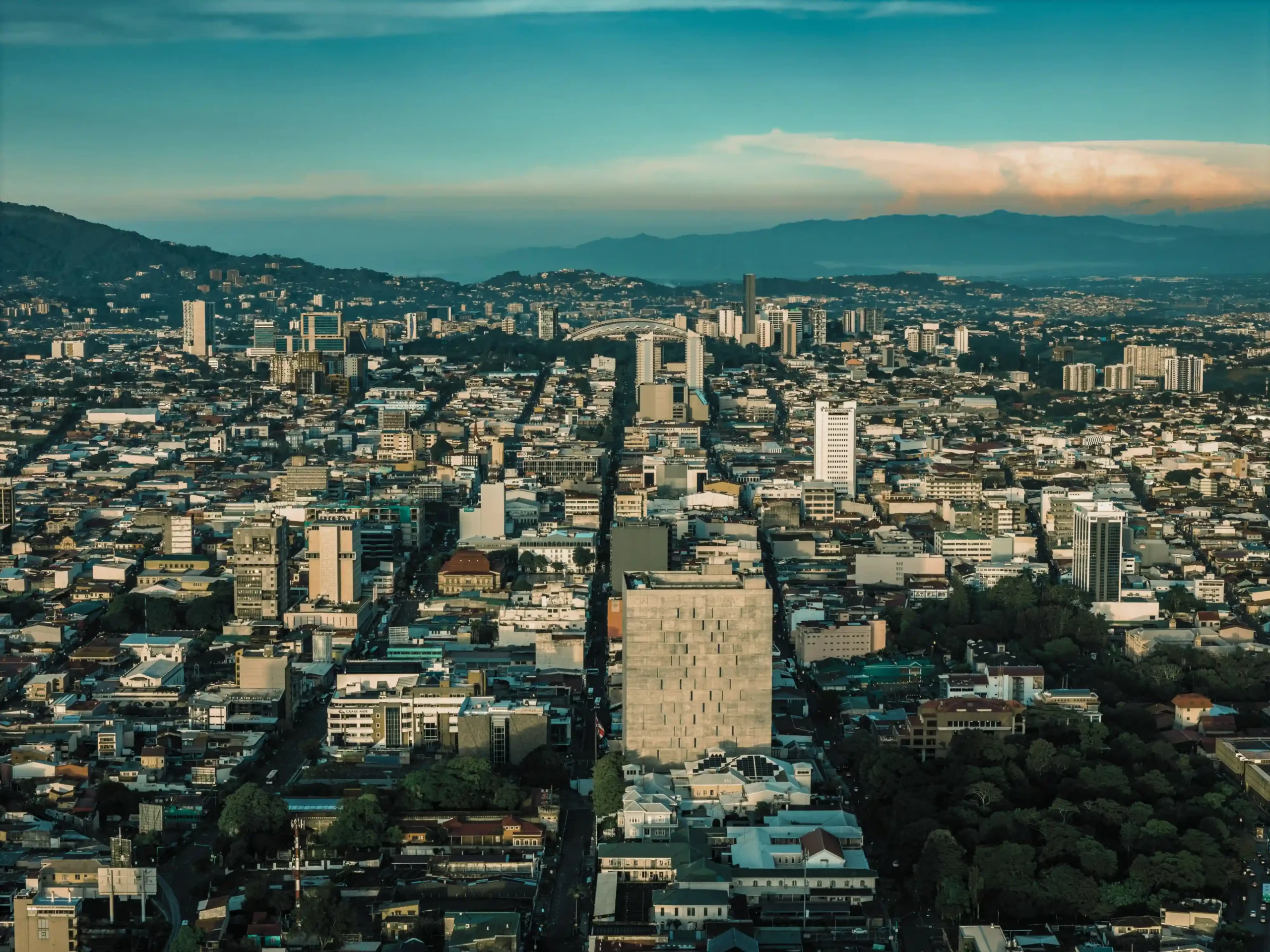 Costa Rica skyline