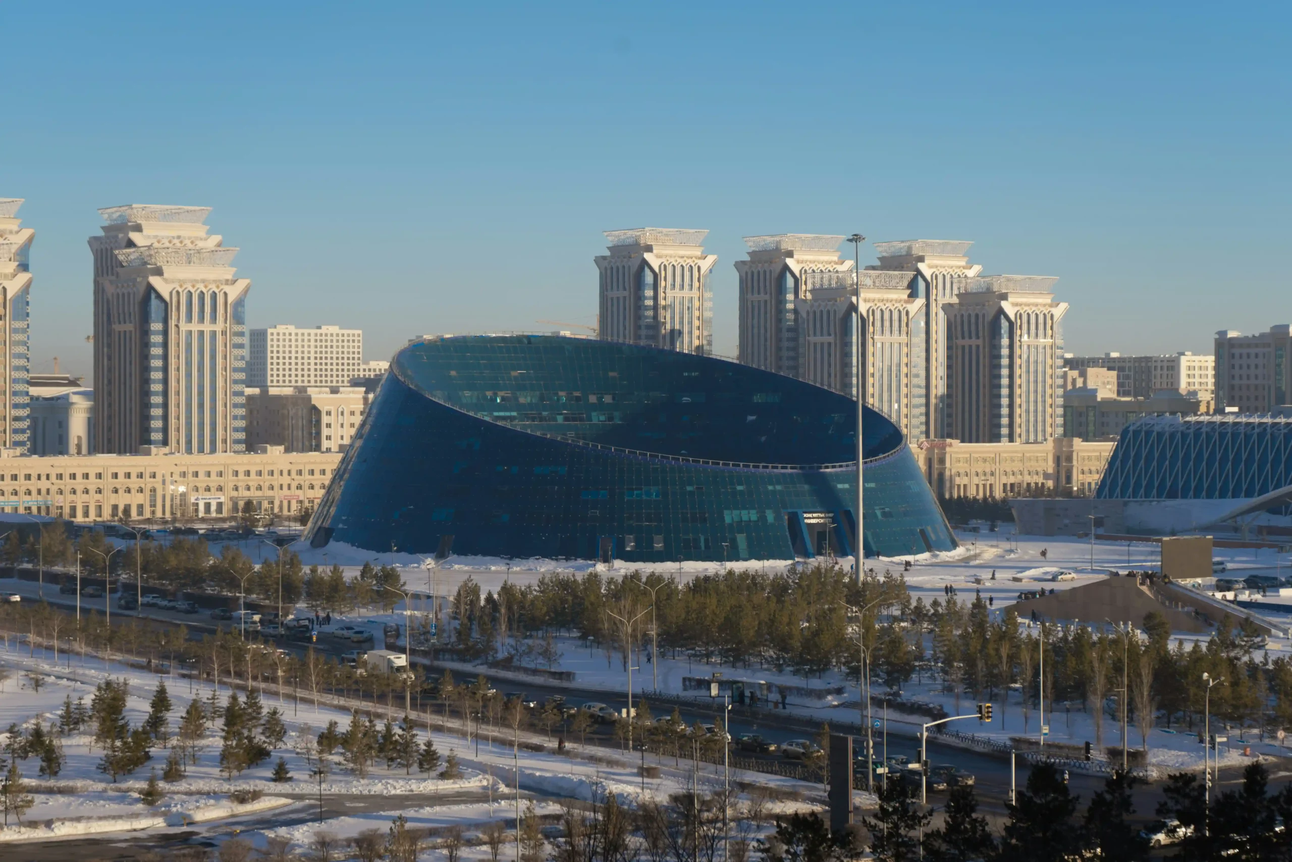 Kazakhstan skyline