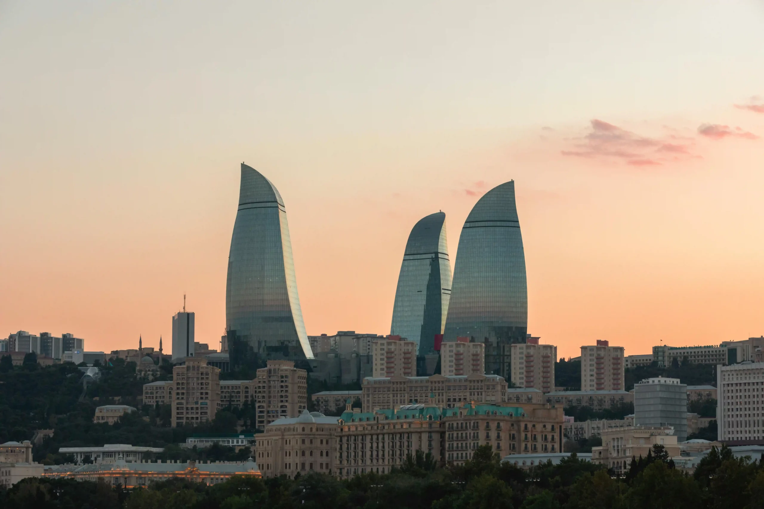 Azerbaijan skyline