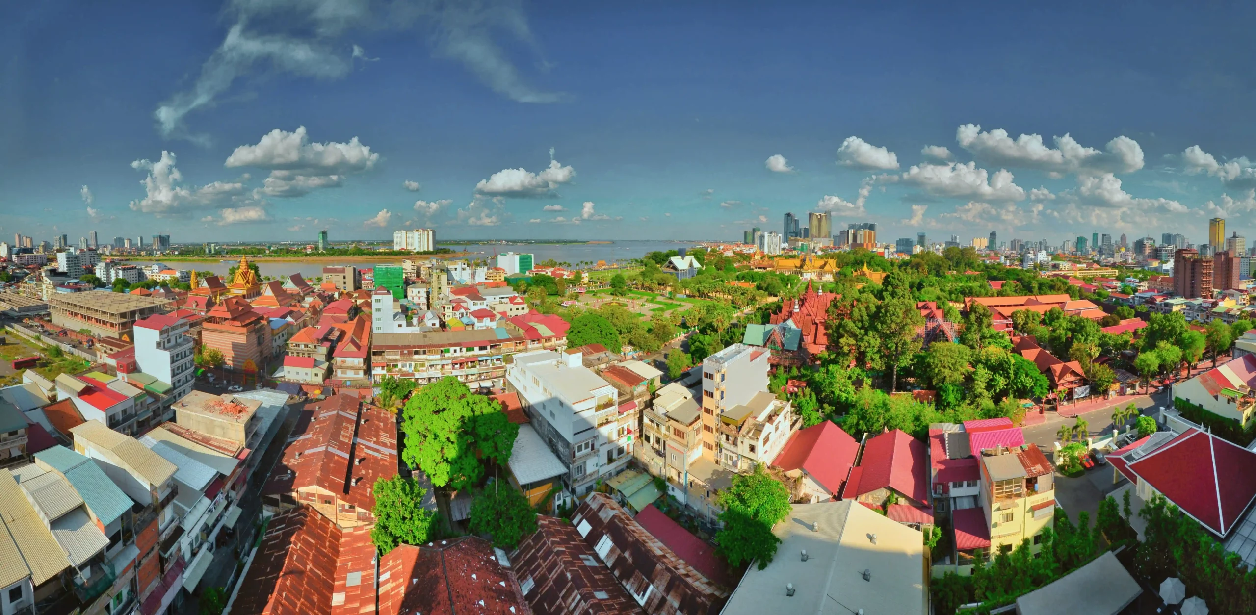 Cambodia skyline