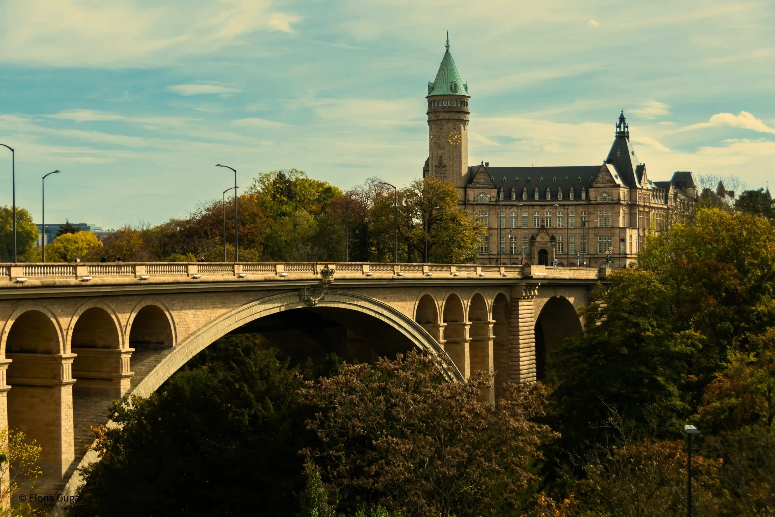 Luxembourg skyline