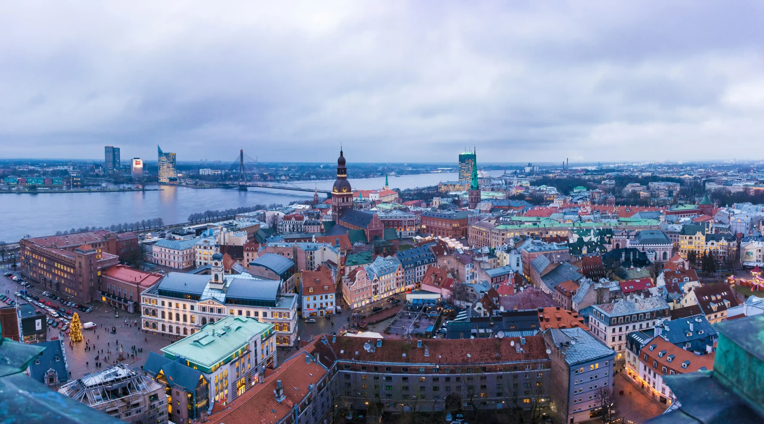 Latvia skyline