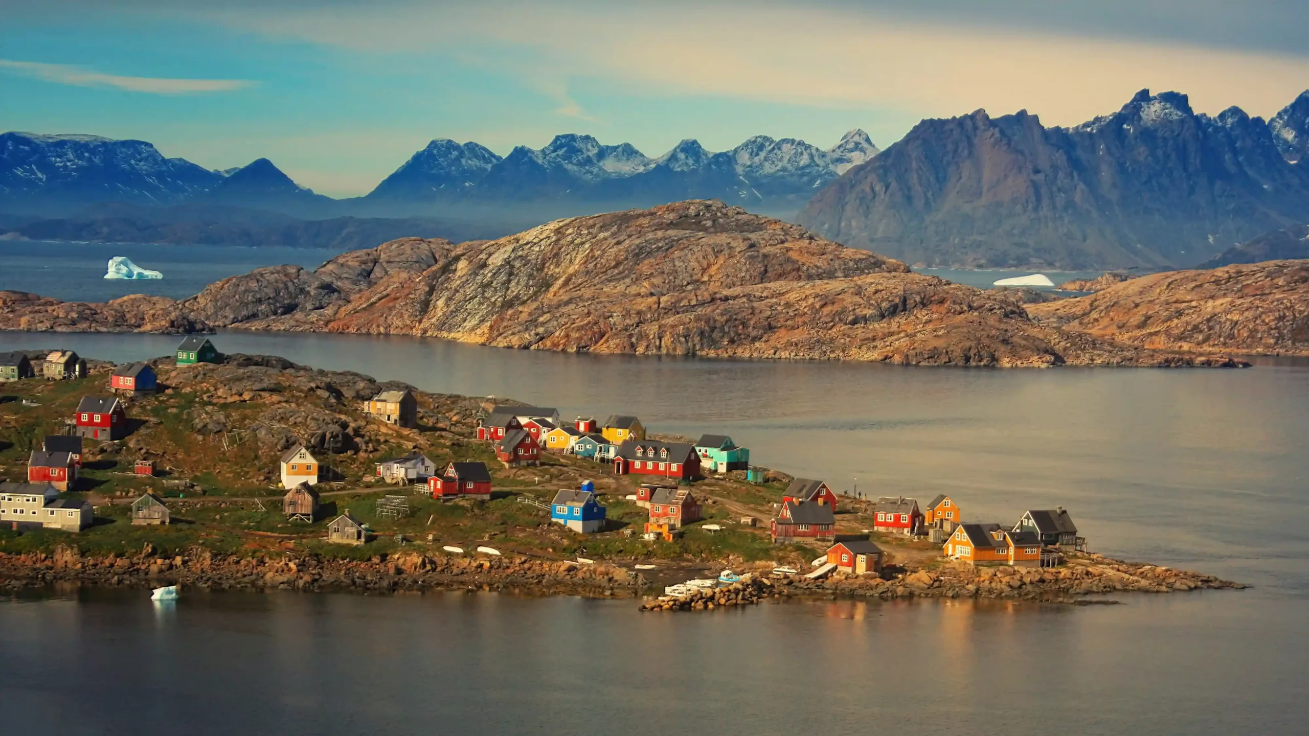 Greenland skyline