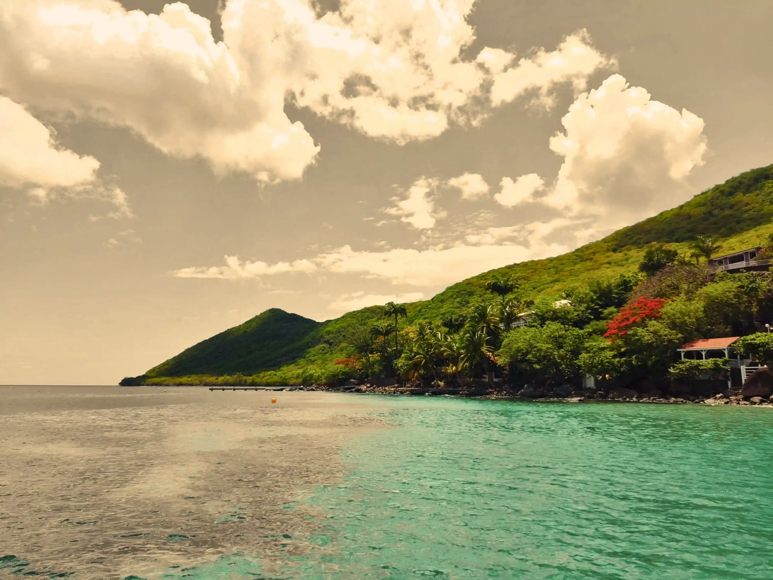 Martinique skyline