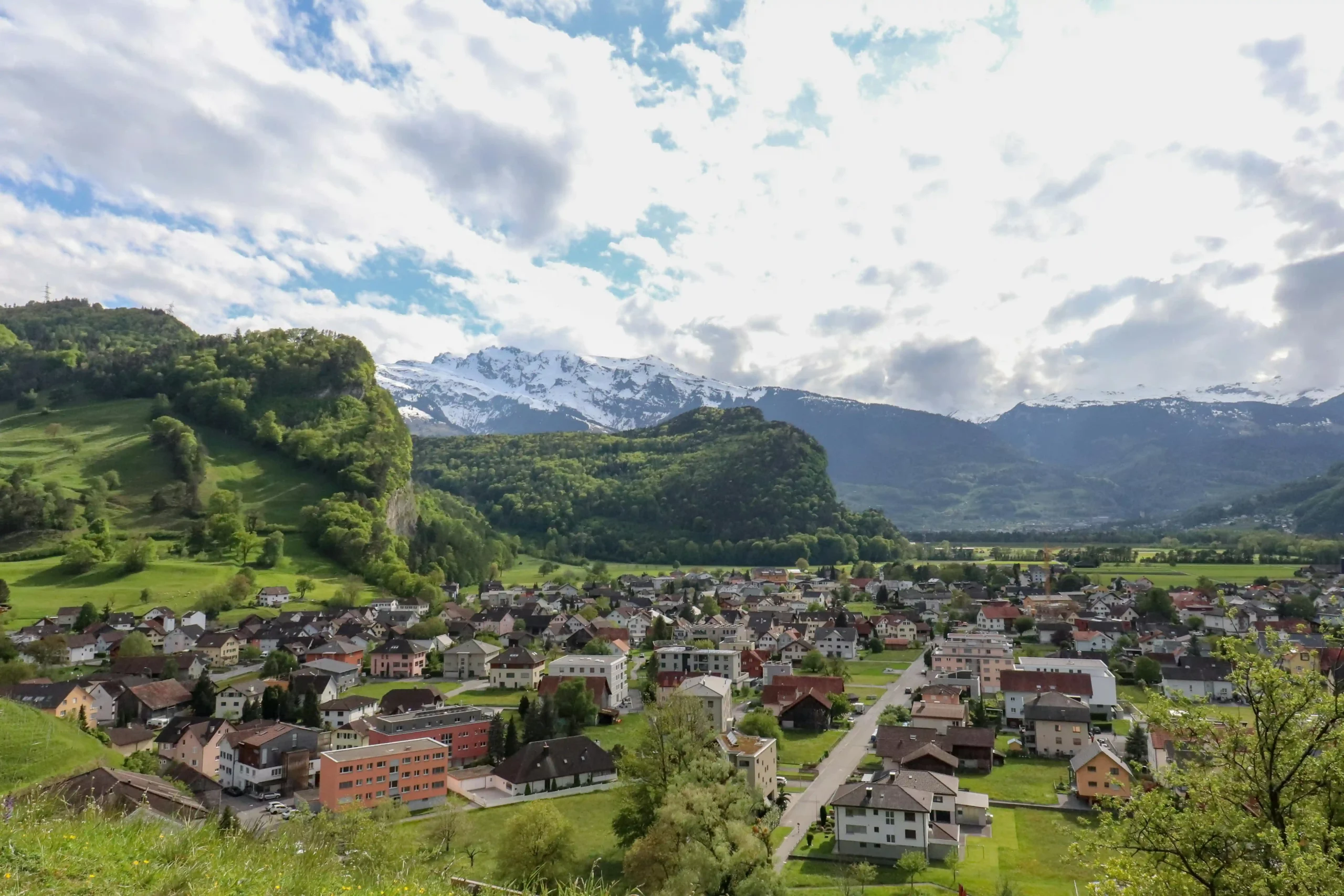 Liechtenstein skyline