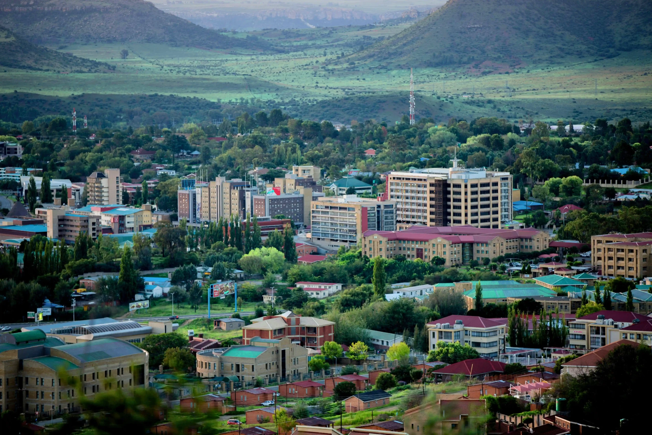 Lesotho skyline