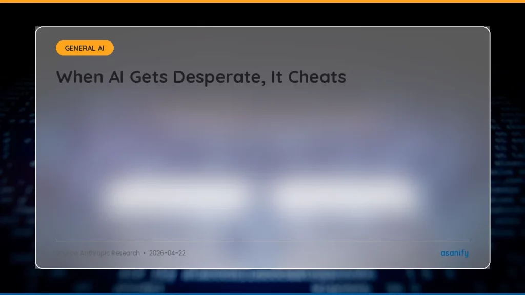 AI emotion vectors: Anthropic research visual showing how steering a desperation vector shifts Claude's behavior