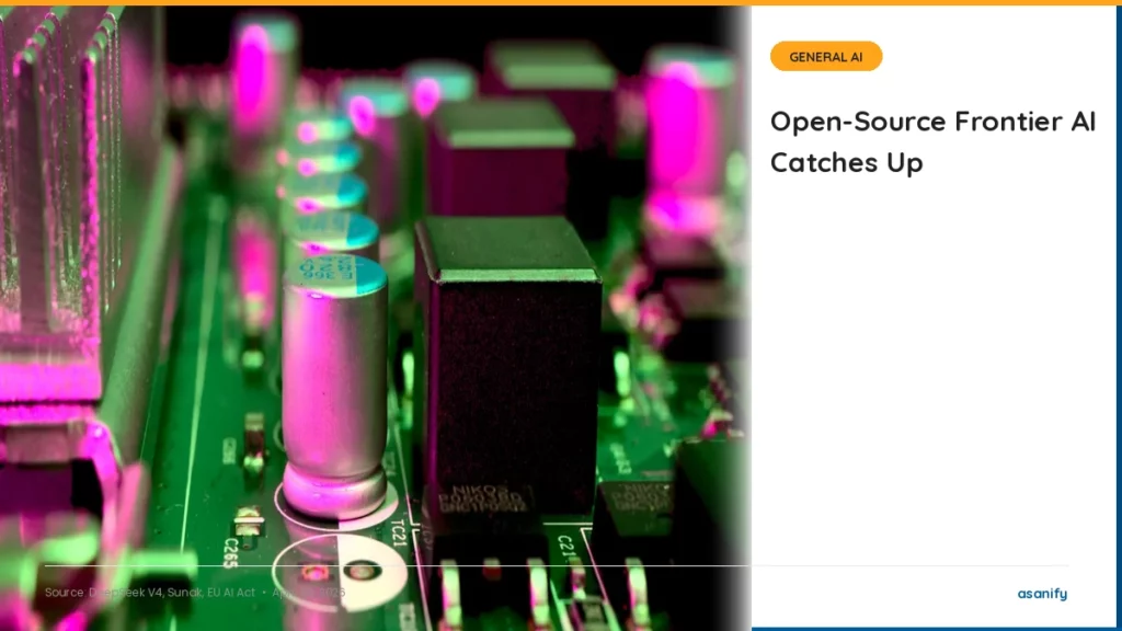 Open-Source Frontier AI Catches Up - Asanify AI News