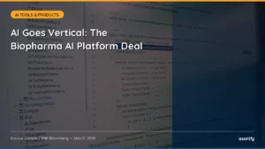 Read more about the article AI News Digest, May 21: AI Goes Vertical as a Biopharma Deal Reshapes the M&A Map