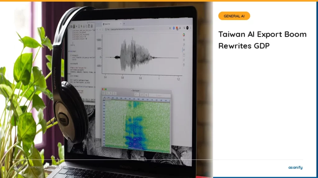 Taiwan AI export boom drives 2026 GDP forecast to 9.64%